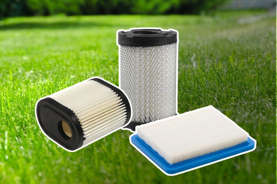 Different types of lawn mower air filter